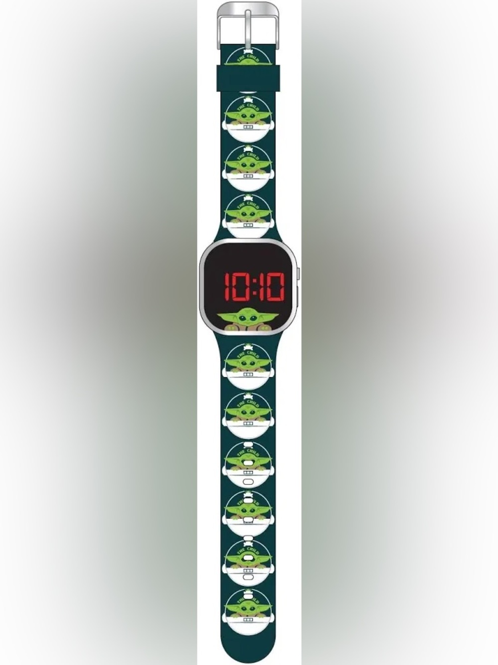 0138: Star Wars Kids LED Watch with Green Baby Yoda Design